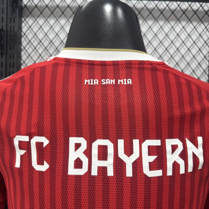 26-27 Bayern Home Leaked Edition Long Sleeve Player Version Soccer Jersey (长袖球员)