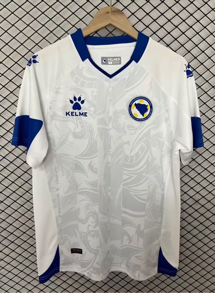 25-26 Bosnia and Herzegovina Away Fans Soccer Jersey