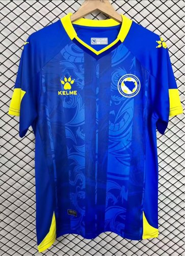 25-26 Bosnia and Herzegovina Home Fans Soccer Jersey