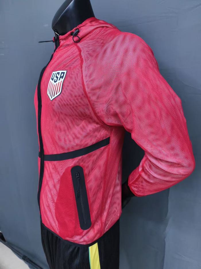 2026 USA Red Pre-Competition Training Windbreaker