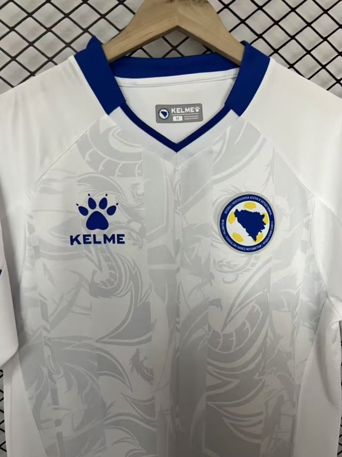 25-26 Bosnia and Herzegovina Away Fans Soccer Jersey