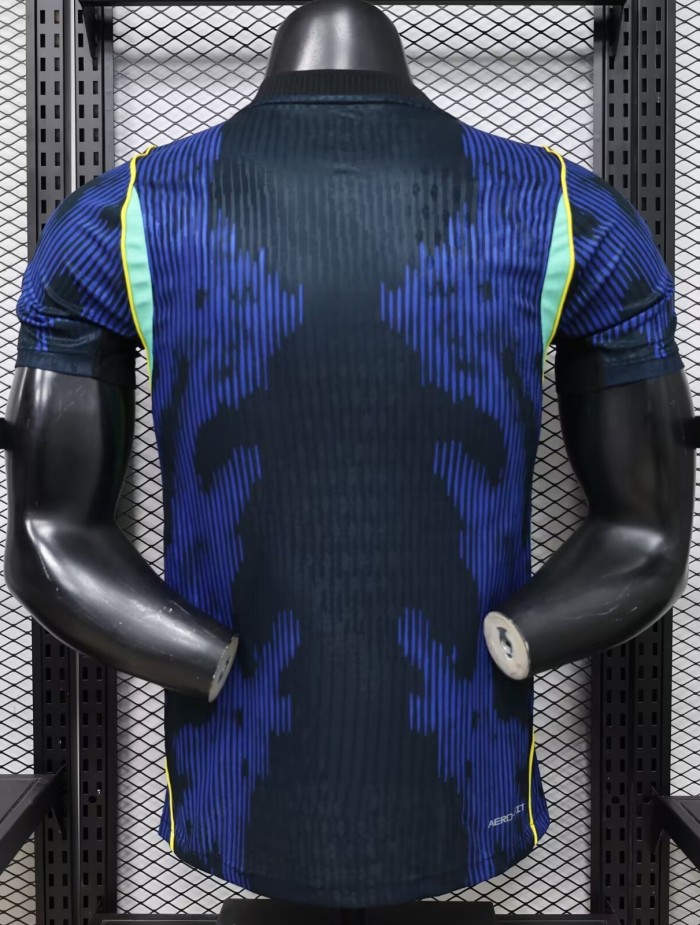 2026 World Cup Brazil Away Print Neymar Jr #10 Player Version Soccer Jersey (Picture Number)