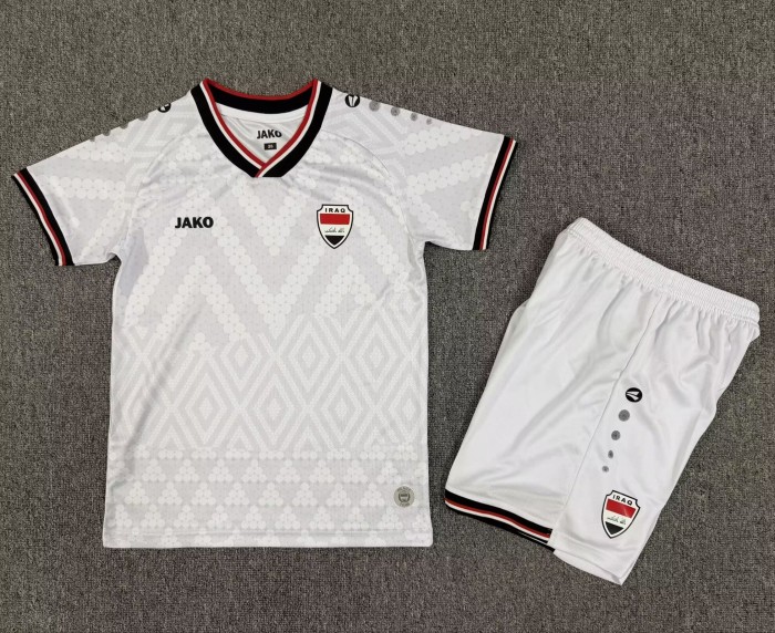 2026 Iraq Home Leaked Edition Kids Soccer Jersey