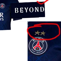 25-26 PSG Home Print 2 Star Champions of Europe 26 Player Version Soccer Jersey