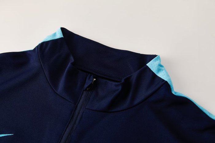 2026 NK Blue violet Half Pull Tracksuit