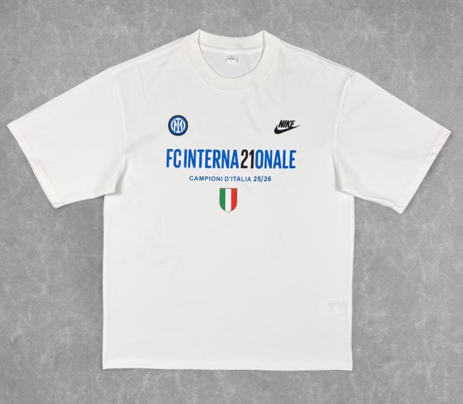26-27 INT White High Quality Casual T-Shirt