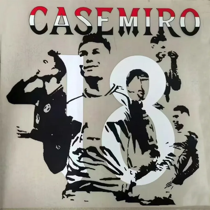 26-27 Manchester United Home Casemiro #18 Print Special Number Fans Soccer Jersey
