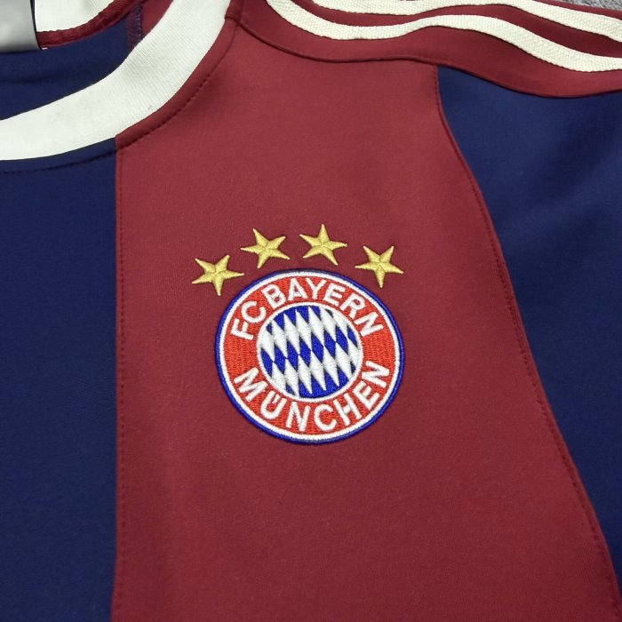 26-27 Bayern Red Blue Short sleeves Loose And Thickened Hoody