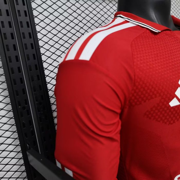 26-27 Manchester United Home Long Sleeve Player Version Soccer Jersey (长袖球员)