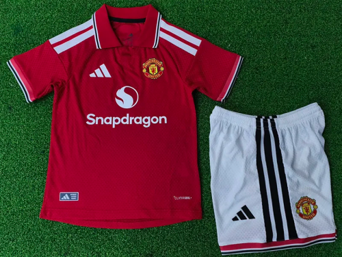 26-27 Manchester United Home Kids Player Version Soccer Jersey (球员童装)