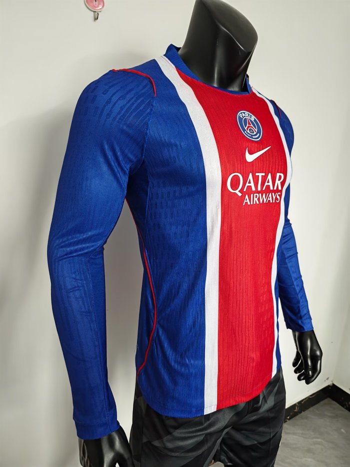 26-27 Paris Saint-Germain Home Leaked Edition Long Sleeve Player Version Soccer Jersey (长袖球员)
