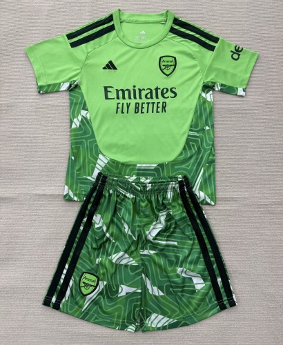 26-27 ARS Green GoalKeeper Kids Soccer Jersey