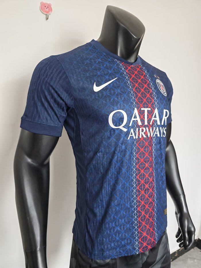25-26 PSG Home Player Version Soccer Jersey (With 2 Star)*两颗星
