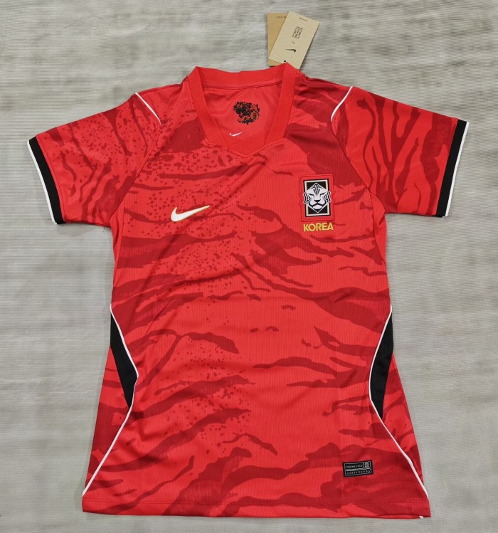 2026 Korea Home Women Fans Soccer Jersey（女）