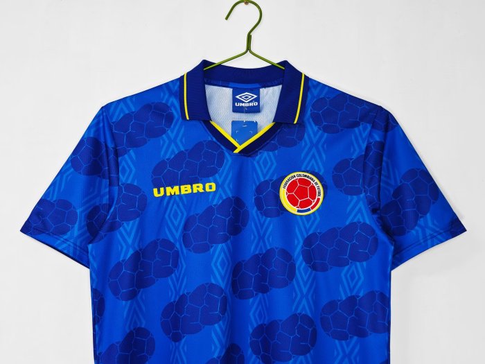 1994 Colombia Away Retro Soccer Jersey