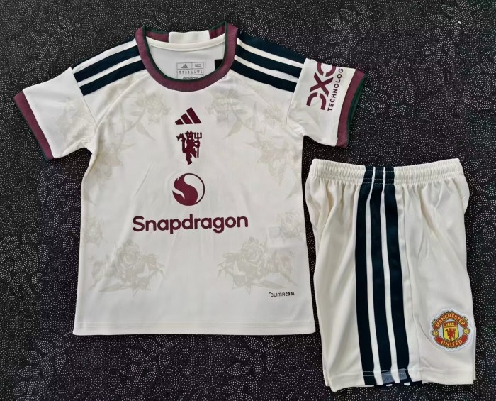 26-27 Man Utd Third Leaked Edition Kids Soccer Jersey