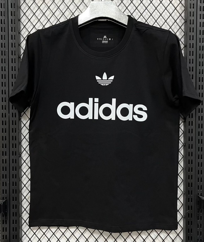 2026 AD Black High Quality Pure Cotton Casual T-Shirt