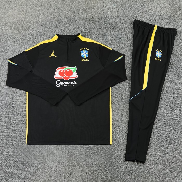 26-27 Brazil High Quality Half Pull Tracksuit