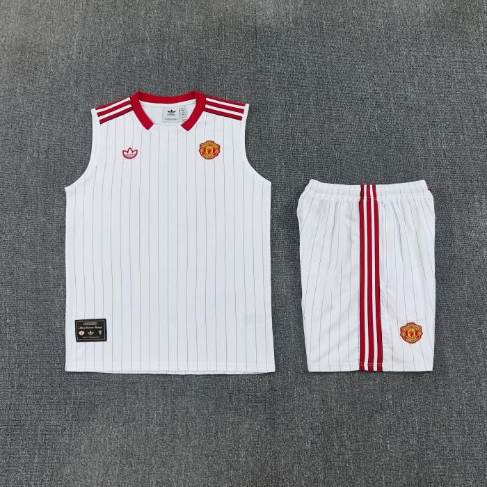 26-27 Man Utd High Quality Tank Top And Shorts Suit