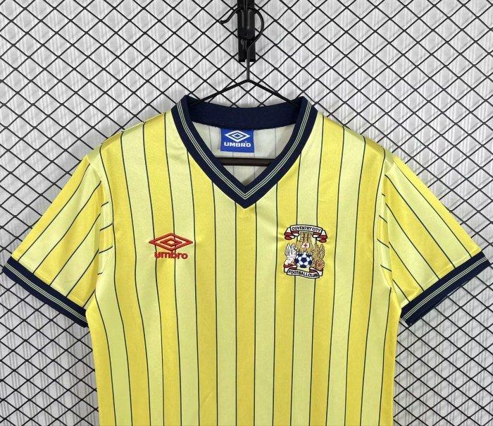1983-1986 Coventry City Away Retro Soccer Jersey