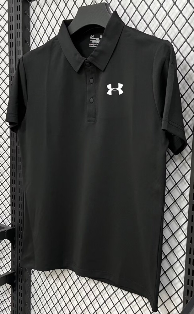 2026 UA Black High Quality Polo Short Sleeve