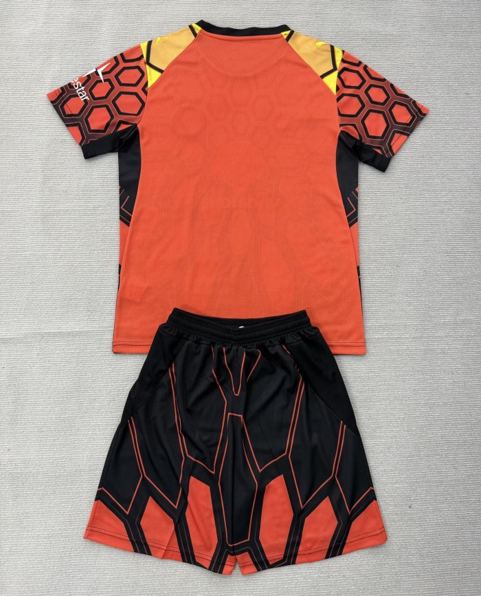 26-27 Dortmund Orange Goalkeeper Kids Soccer Jersey