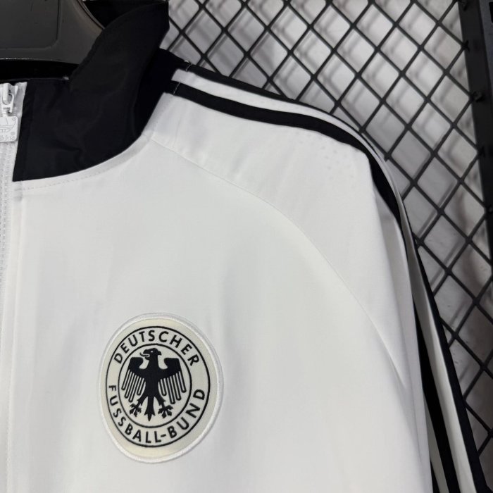 2026 Germany White Retro Windbreaker