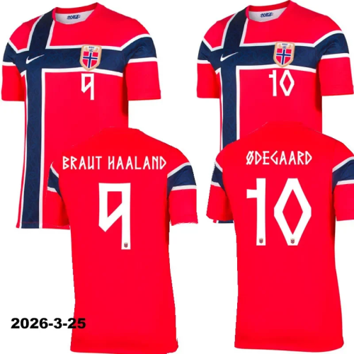 2026 Norway Home Player Version Soccer Jersey