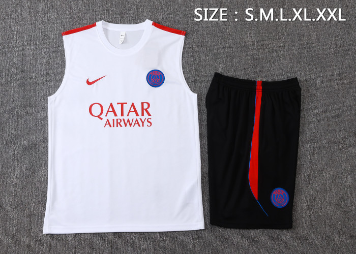 26-27 PSG High quality Tank Top And Shorts Suit