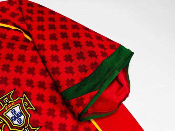 2004 Portugal Home Retro Soccer Jersey