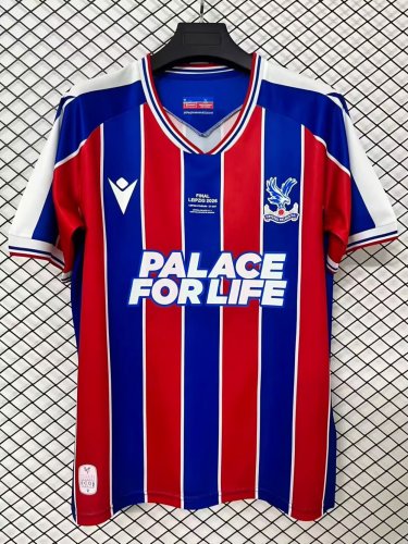 25-26 Crystal Palace Home Final Version Fans Soccer Jersey