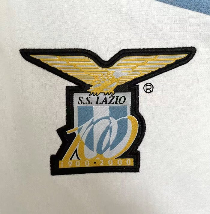 2000-2001 Lazio Away Retro Soccer Jersey