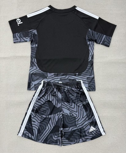 26-27 ARS Black GoalKeeper Kids Soccer Jersey