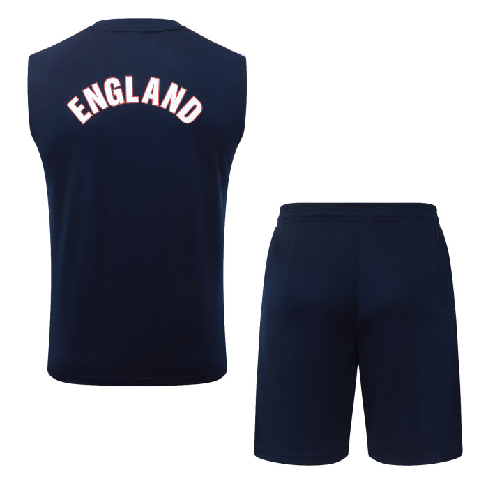 26-27 England High Quality Tank Top And Shorts Suit