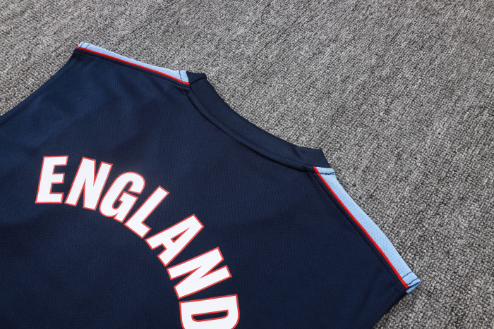 26-27 England High Quality Tank Top And Shorts Suit