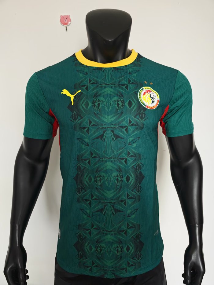2026 Senegal Away Player Version Soccer Jersey (With 2 Star)*两颗星