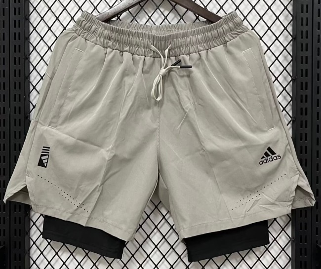 2026 ON Mousy gray Casual Double Layer Short Pants