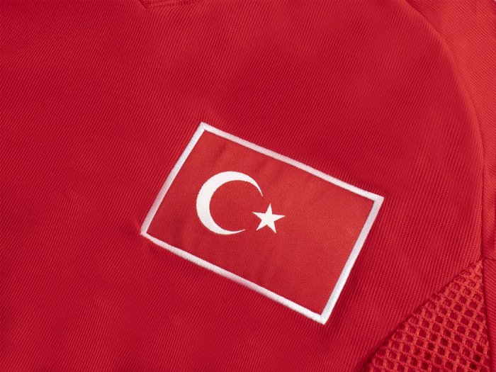 2002 Turkey  Home Retro Soccer Jersey