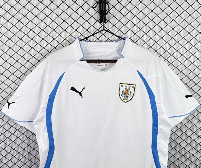 2010 Uruguay Away Retro Soccer Jersey