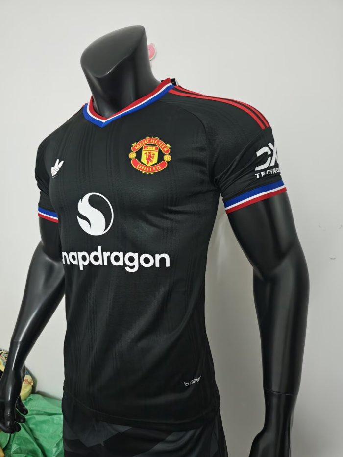 26-27 Man Utd Black Special Edition Player Version Soccer Jersey