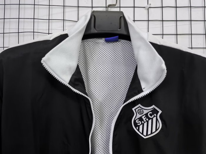 1960 Santos FC Black Retro Windbreaker
