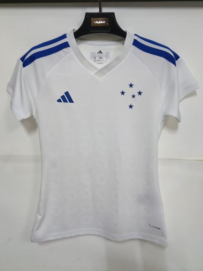 26-27 Cruzeiro Away Women Fans Soccer Jersey (女)