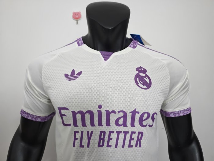 26-27 RMA White 125th Anniversary Edition Player Version Soccer Jersey