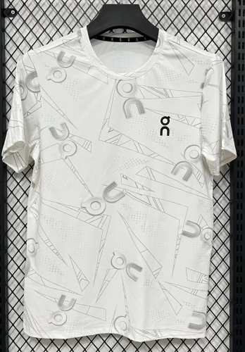 2026 ON White Ice Silk Casual T-Shirt