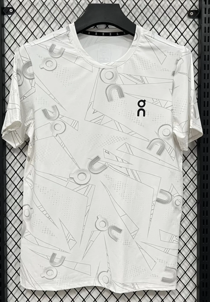 2026 ON White Ice Silk Casual T-Shirt