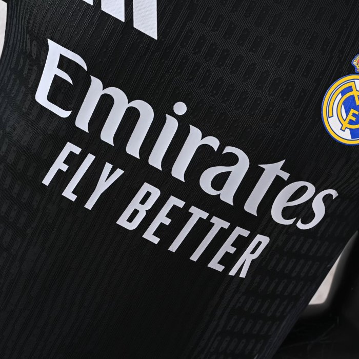26-27 RMA Black GoalKeeper Player Version Soccer Jersey