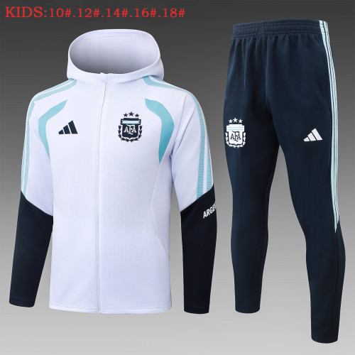 26-27 Argentina High Quality Kids Hoodie Jacket Tracksuit
