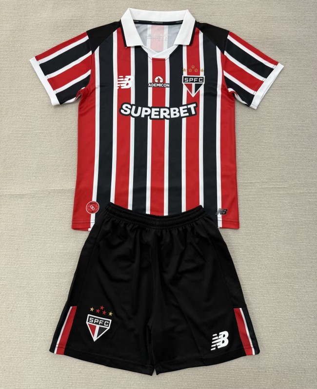 26-27 Sao Paulo Away Kids Soccer Jersey