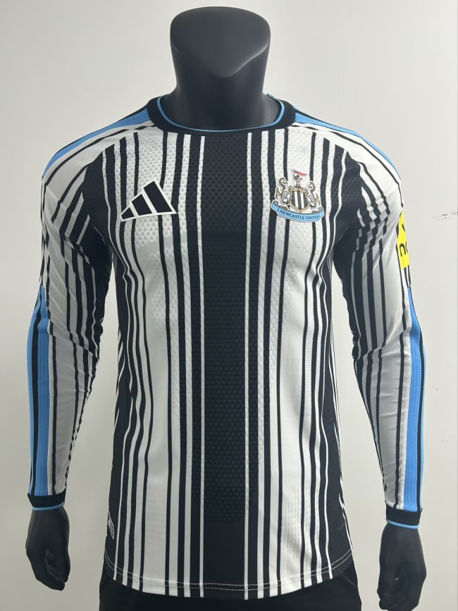 26-27 Newcastle Home Leaked Edition Long Sleeve Player Version Soccer Jersey*长袖球员