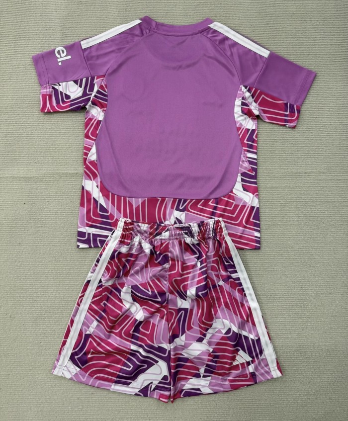 26-27 ARS Pink GoalKeeper Kids Soccer Jersey